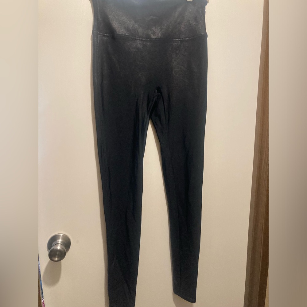 Spanx faux Black Leggings
